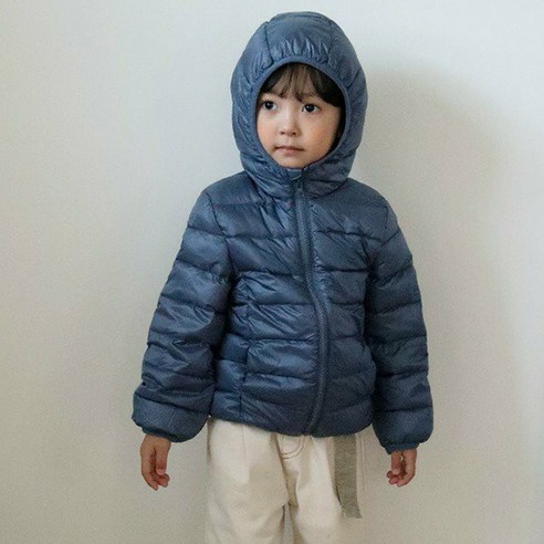 느엘 유아동용 오리털 경량패딩