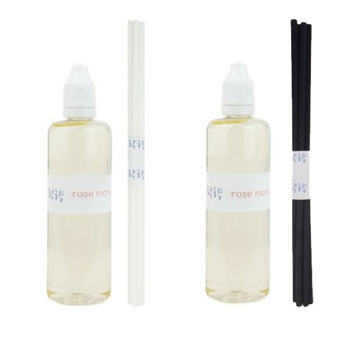 락향 디퓨저리필 105ml x 2p + 발향스틱 10p, 로즈모나코