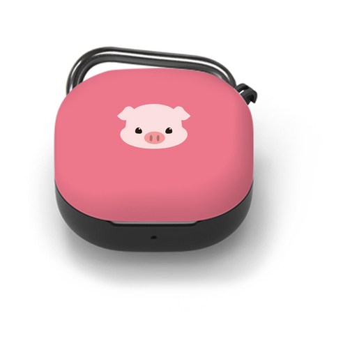 판타 버즈라이브 디자인 케이스 파스텔 시리즈, 단일상품, 돼지