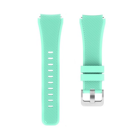 뽀마 갤럭시 프론티어/기어S3/워치3 마그네틱 우레탄 젤리 스트랩 22mm, 민트, 1개