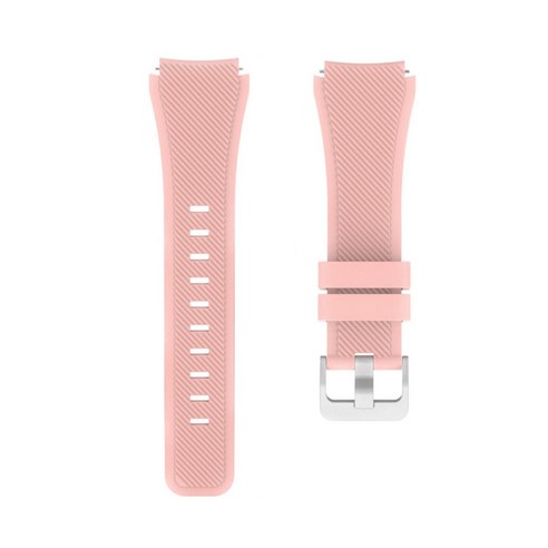 뽀마 갤럭시 프론티어/기어S3/워치3 마그네틱 우레탄 젤리 스트랩 22mm, 핑크, 1개