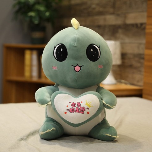가팡 남은 인생은 모두 너이다 공룡 인형 쿠션, 그린