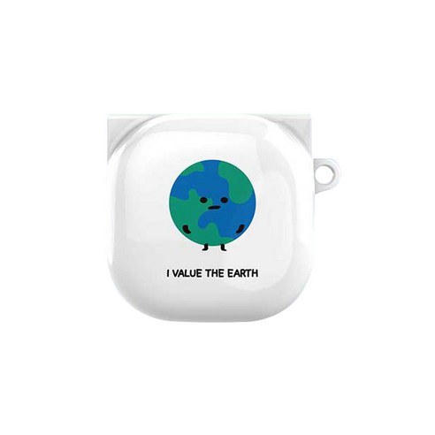 갤럭시버즈 라이브 우주 원바디 하드 케이스 + 후크링, EARTH(케이스)