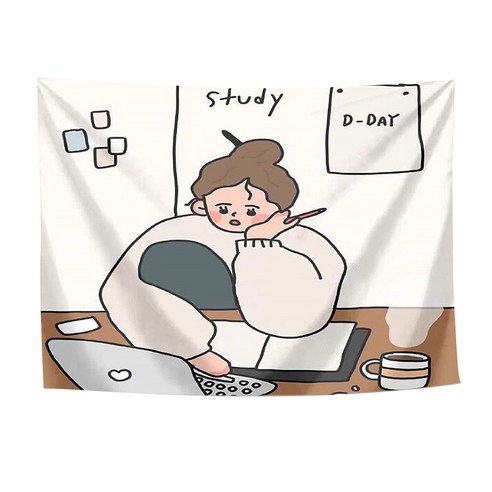 마켓A 틴에이저 소녀 태피스트리, 공부소녀