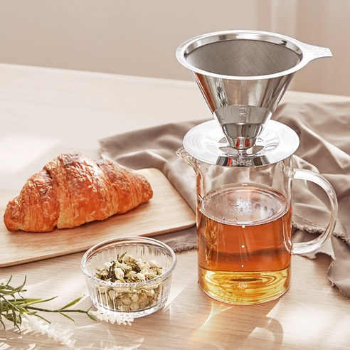 필터리스 이중망 구조로 풍부한 커피 향과 깊은 풍미를 경험하세요.