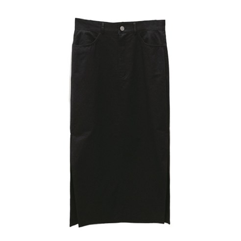르네제이 Cotton Side Slit Skirt