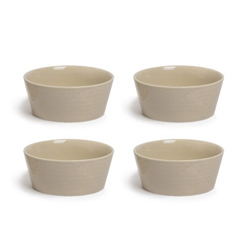 마리아꾸르끼 휘빈카 면기, 스톤 베이지, 4개