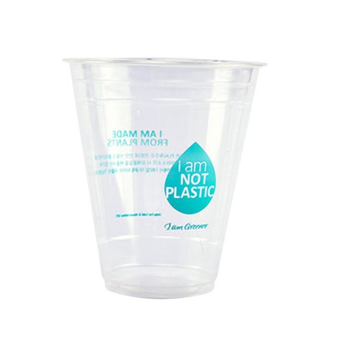 아이엠그리너 생분해 일회용 아이스컵 473ml, 1개