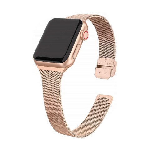 매쉬 슬랜더 밀레니즈루프 애플워치 밴드 42/44mm, 블랙, 1세트