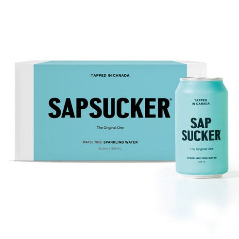 메이플 스파클링 워터 오리지널, 355ml, 8개