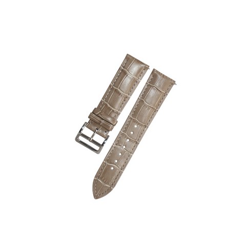 비쉐르 갤럭시워치 3 41mm 크로커 레더 밴드 스트랩, 베이지, 1개