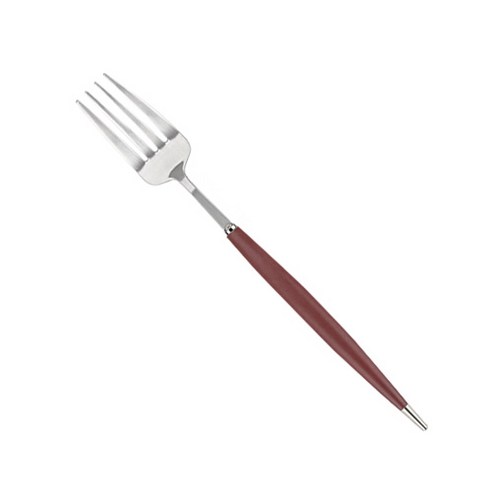 백산 몽블랑 큐티 디너 포크 22cm, 레드, 1개