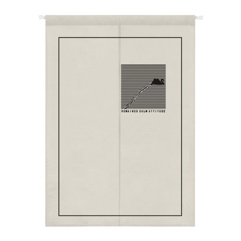 콩 케이리빙홈 블랙&화이트 파티션 커튼 일체형 + 봉, TYPE 5