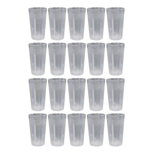 업소용 급식용 물컵 PC160DC 450ml, 투명, 20개