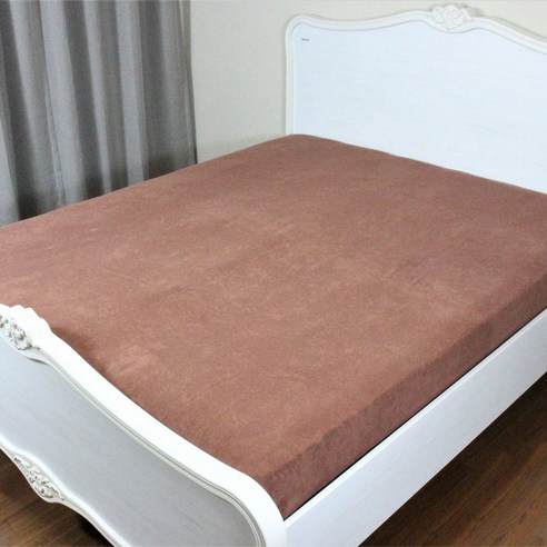 초특대형타올 침대커버 1900g, 밤색, 1개