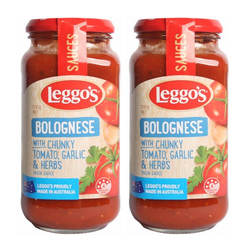 레고스 볼로네이즈 청키 파스타소스, 500g, 2개