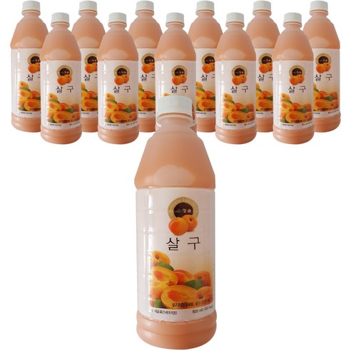 청솔 살구 원액 ( 835ml x 2병 ), 2개