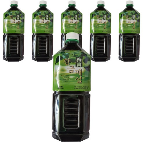 청솔 황금매실 음료, 1.5L, 8개