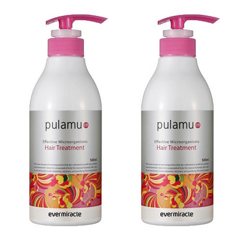 풀라무 EM 헤어 트리트먼트, 500ml, 2개