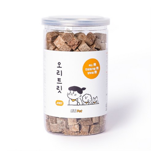 리리펫 동결건조 반려동물 트릿 120g, 오리, 1개