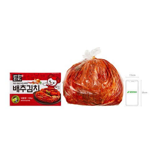 반찬단지 중국산 배추김치, 10kg, 1개