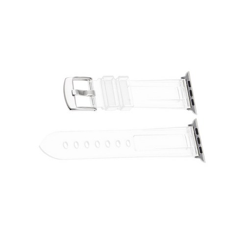 비쉐르 애플워치 4 리파이어 실리콘 밴드 스트랩 44mm, 화이트, 1개