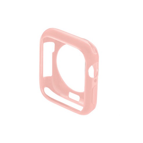 비쉐르 캔디펍 애플워치4 44mm TPU 젤리 케이스, 핑크, 1개