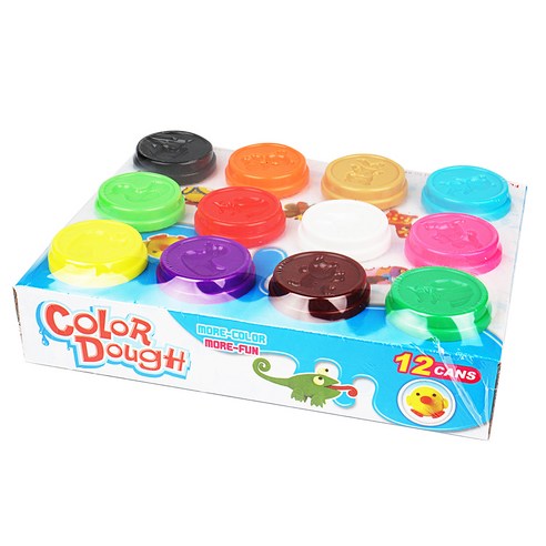레츠토이 오감놀이 점토 만들기 클레이 60g 12색세트, 혼합색상 Best Top5