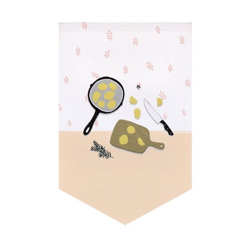 큐트 플래그 커튼 L05, 타입7