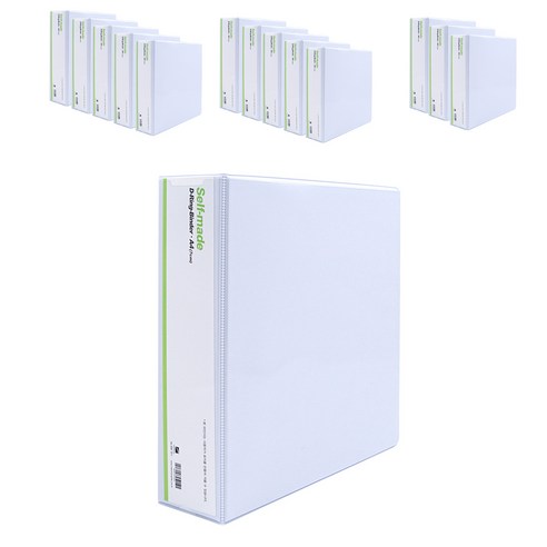 희망사무포인트 A4 D링 2cm 바인더 BW927, 백색, 14개