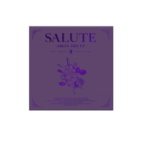 에이비식스 - SALUTE 세번째 EP 버전 랜덤발송, 1CD