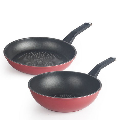 키친아트 소렐 인덕션 후라이팬 + 궁중팬 세트, 후라이팬(28cm), 궁중팬(28cm), 1세트