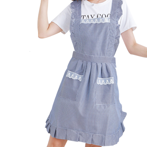 에이홉 프릴 앞치마, 네이비, 1개