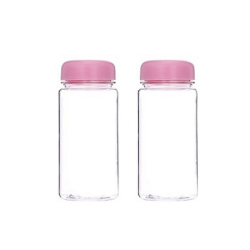 보틀트리 무지 미니 트라이탄 마이보틀 2p, 핑크, 350ml, 2개