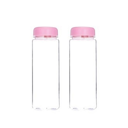 보틀트리 무지 미니 트라이탄 마이보틀 2p, 핑크, 500ml, 2개