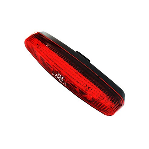 자전거 후미등 라이트 XC-753, 붉은색 LED, 1개
