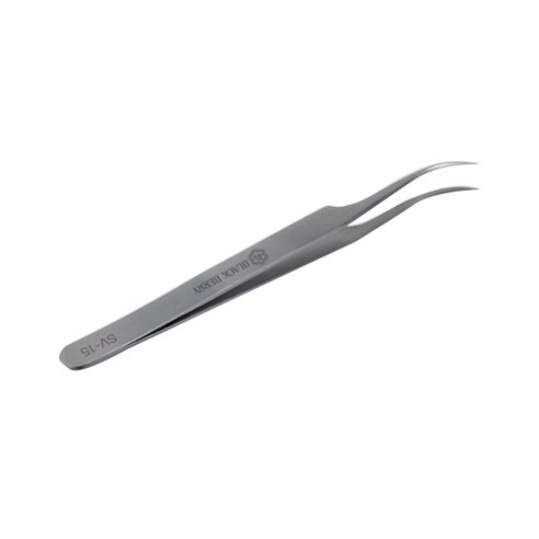 블랙베리 속눈썹연장 핀셋, SV-15, 1개