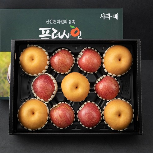 프레샤인 GAP 인증 사과 6입 + 배 5입 혼합세트, 5.5kg, 1세트