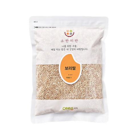 씨익 소반미반 보리쌀, 1kg, 1개