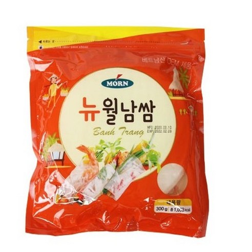 MORN 뉴 월남쌈 원형(16cm), 300g, 1개