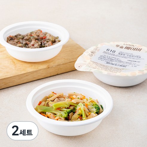 루솔 유아식 6단계 후기반찬 볶음세트 (냉장), 300g, 2세트