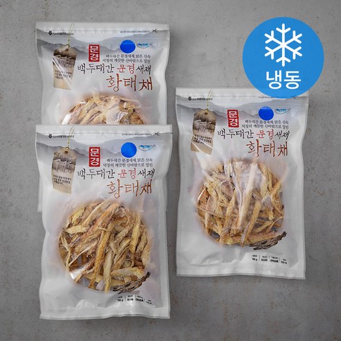 해그린푸드 백두대간 문경새재 황태채 (냉동), 150g, 3개