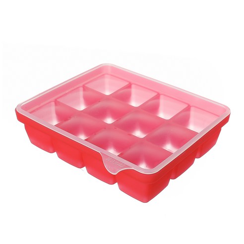 실리팟 실리콘 얼음 트레이 12구, 보라