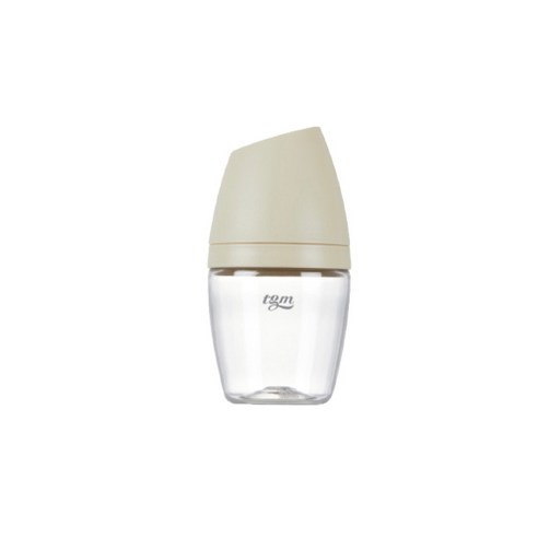 티지엠 트라이탄 젖병 160ml, 라이스베이지, 1개