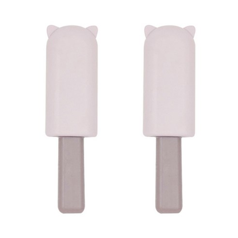 애니멀 먼지 제거 브러쉬, 고양이 핑크, 2개