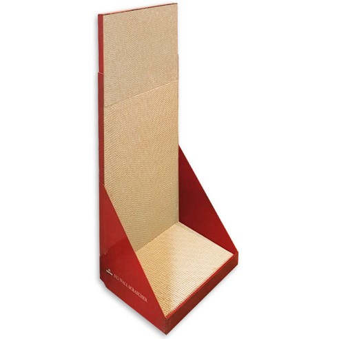 퀸펫 대형 고양이 월 기둥형 스크래쳐, 레드, 1개, 35 x 90 x 29 cm