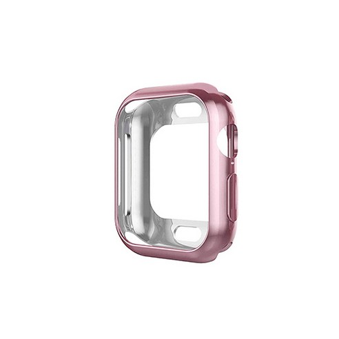 애플워치 3 TPU 투명 케이스 42mm, 로즈골드, 1개