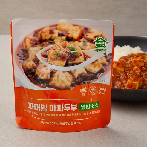 파머빌 마파두부 덮밥소스, 180g, 4개