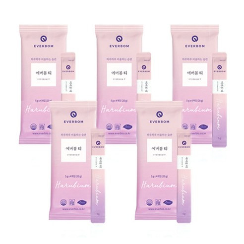 에버봄 티 5g x 4p, 20g, 5개