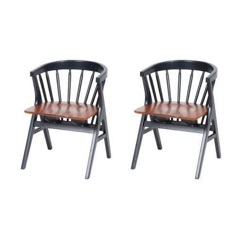 도리퍼니처 다니엘 고급 원목 식탁 인테리어 의자 2p, 혼합색상